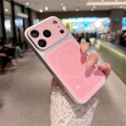 Two-Tone Magnetic Protective Phone Case with Large Window