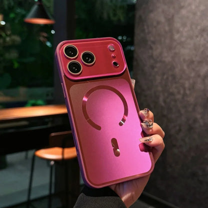 Magnetic AG Matte Glass Protective Case for iPhone 13-17 Series