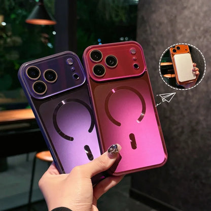 Magnetic AG Matte Glass Protective Case for iPhone 13-17 Series