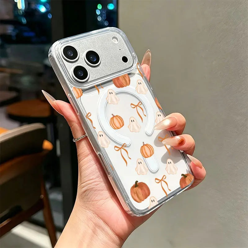 Ghost Pumpkin Orange Bow case PDP photo img04
